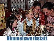 Himmelswerkstatt auf dem Münchner Christkindlmarkt seit 4.12. (Foto: Martin Schmitz)